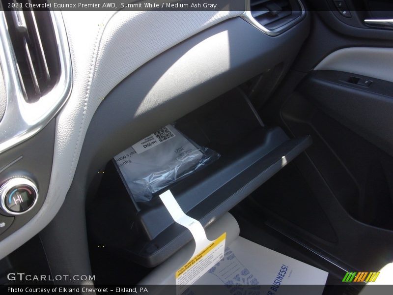 Summit White / Medium Ash Gray 2021 Chevrolet Equinox Premier AWD