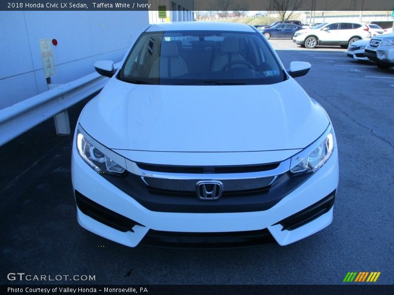 Taffeta White / Ivory 2018 Honda Civic LX Sedan
