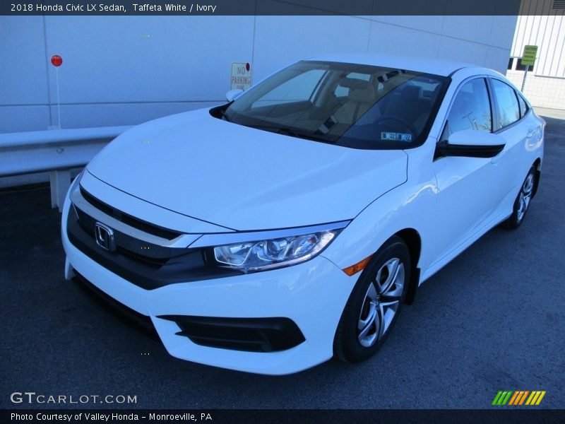 Taffeta White / Ivory 2018 Honda Civic LX Sedan