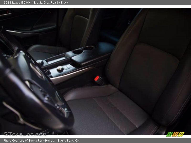 Nebula Gray Pearl / Black 2018 Lexus IS 300