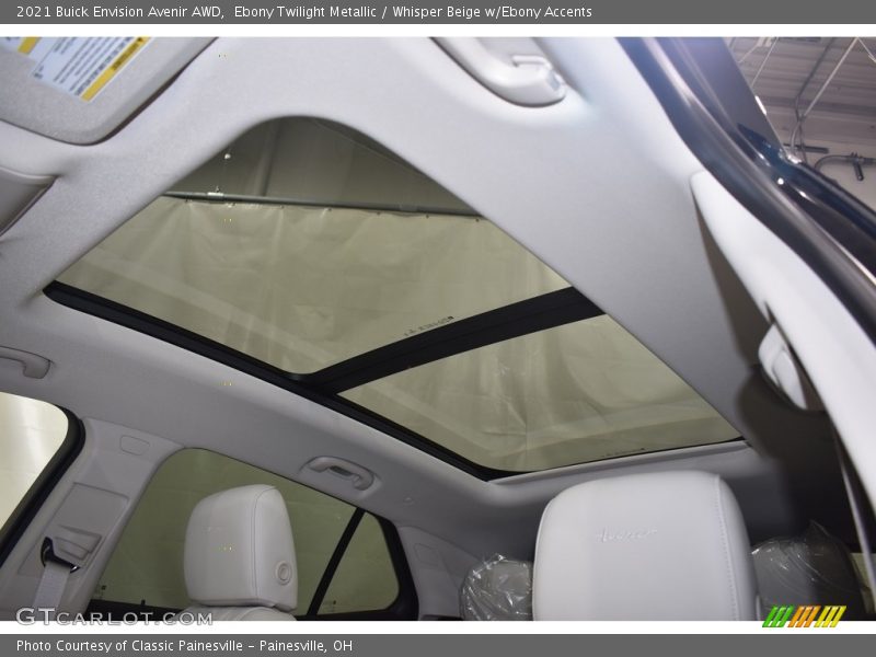Ebony Twilight Metallic / Whisper Beige w/Ebony Accents 2021 Buick Envision Avenir AWD