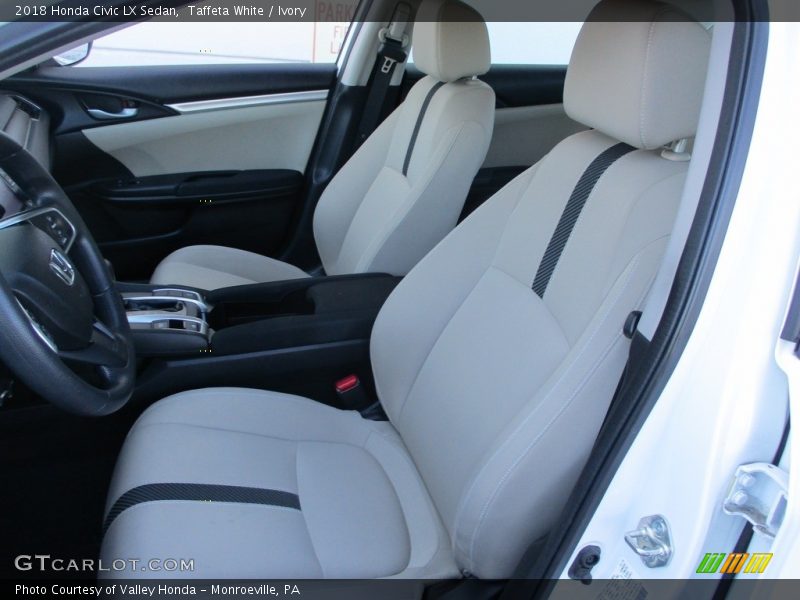 Taffeta White / Ivory 2018 Honda Civic LX Sedan