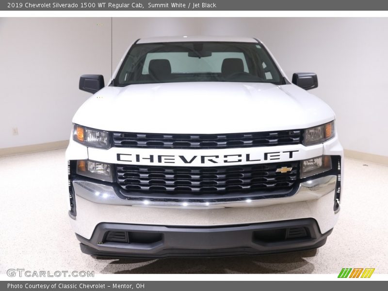 Summit White / Jet Black 2019 Chevrolet Silverado 1500 WT Regular Cab