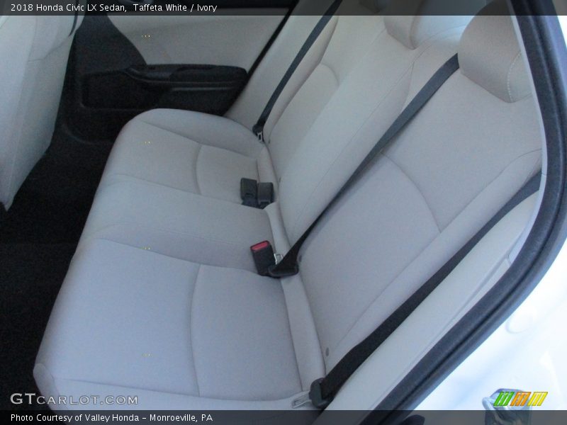Taffeta White / Ivory 2018 Honda Civic LX Sedan
