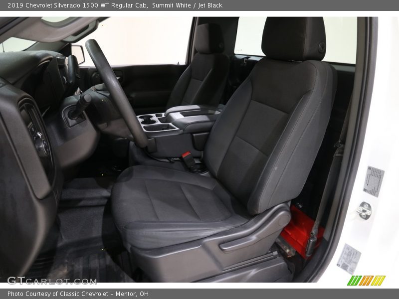 Summit White / Jet Black 2019 Chevrolet Silverado 1500 WT Regular Cab