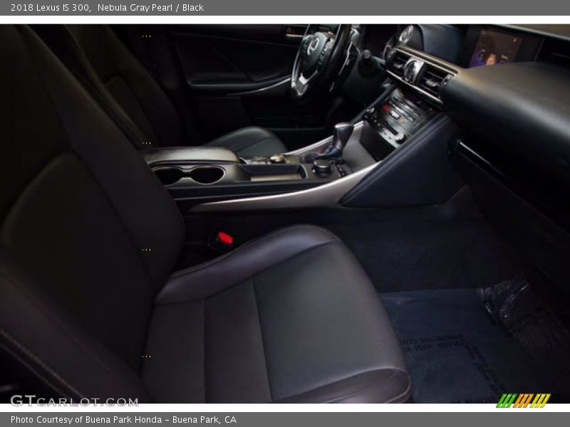 Nebula Gray Pearl / Black 2018 Lexus IS 300