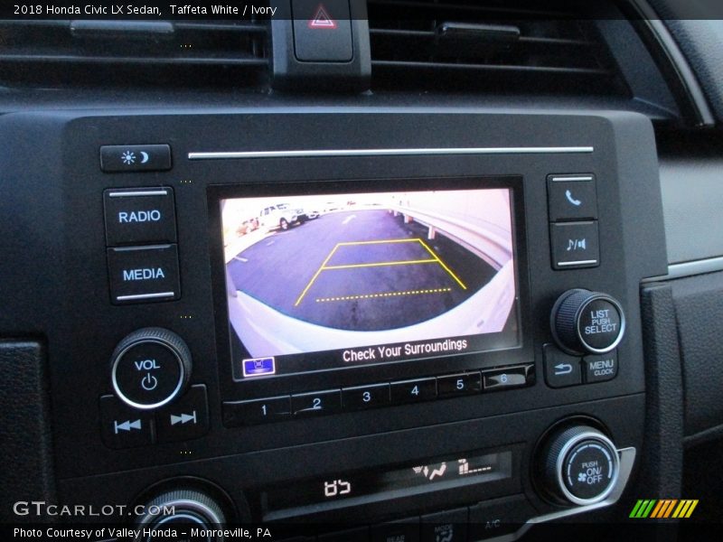 Taffeta White / Ivory 2018 Honda Civic LX Sedan