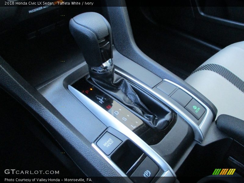 Taffeta White / Ivory 2018 Honda Civic LX Sedan