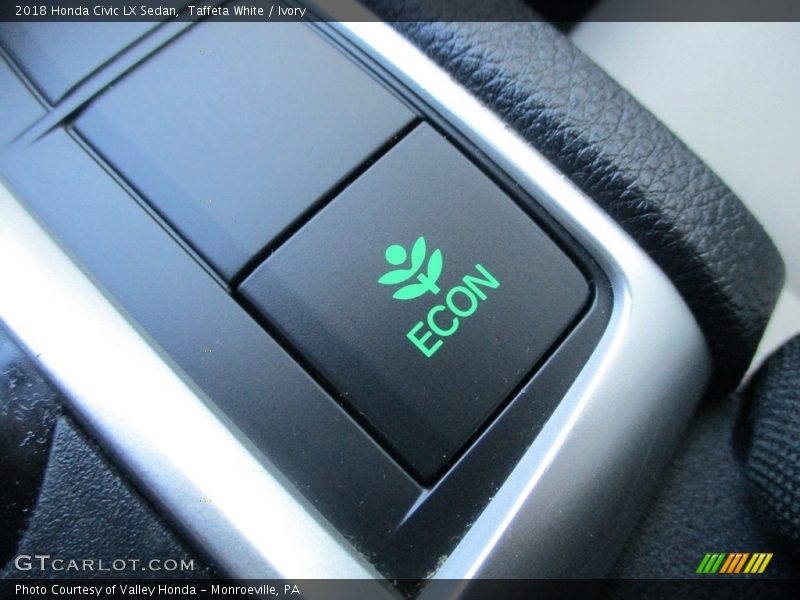 Taffeta White / Ivory 2018 Honda Civic LX Sedan
