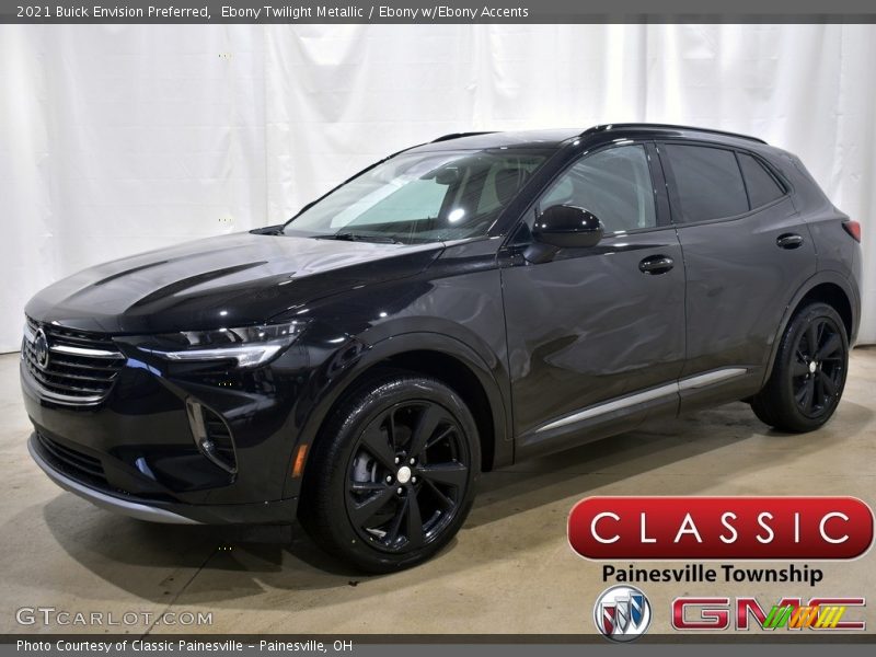 Ebony Twilight Metallic / Ebony w/Ebony Accents 2021 Buick Envision Preferred