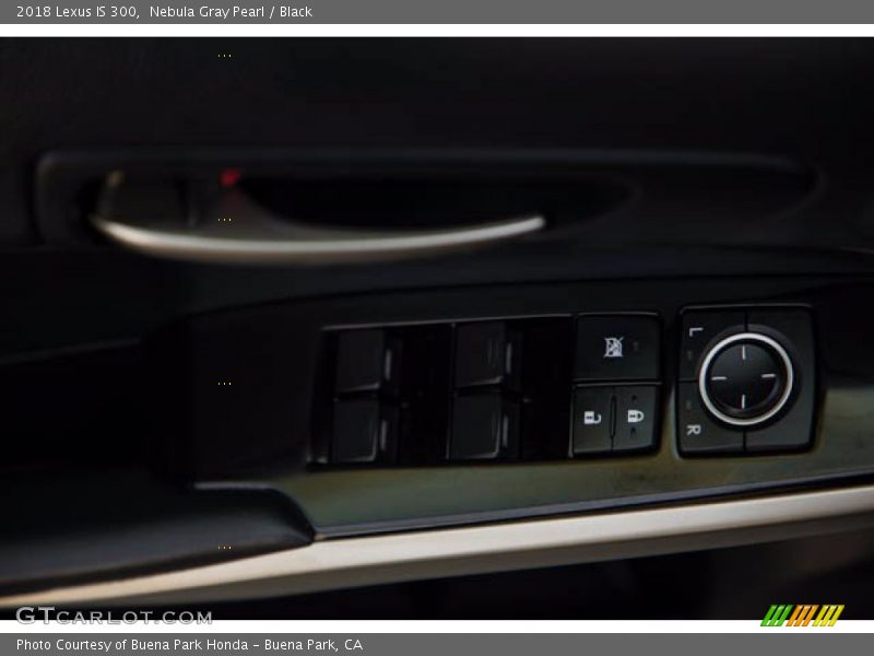 Nebula Gray Pearl / Black 2018 Lexus IS 300