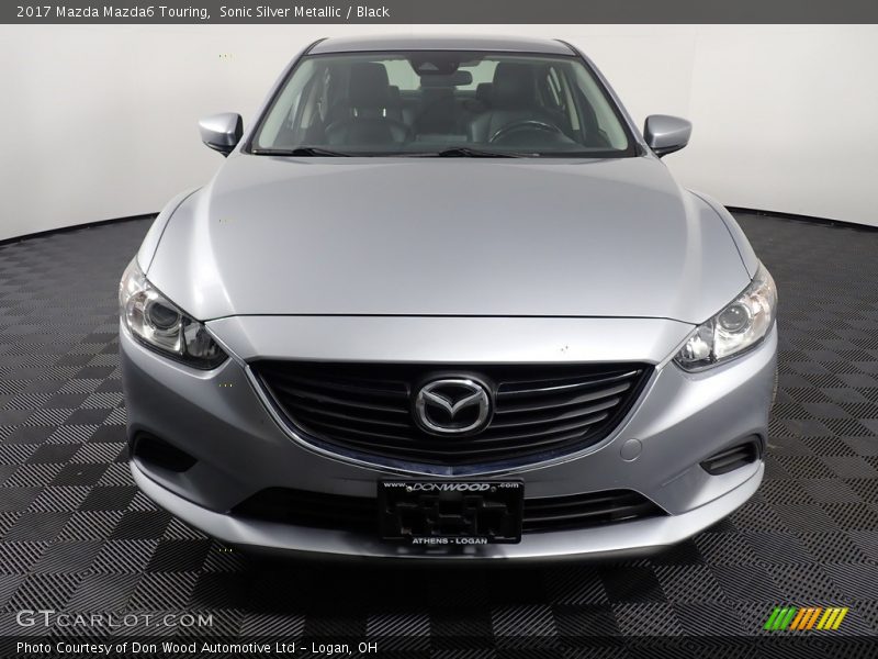 Sonic Silver Metallic / Black 2017 Mazda Mazda6 Touring