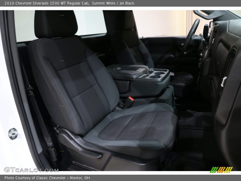 Summit White / Jet Black 2019 Chevrolet Silverado 1500 WT Regular Cab