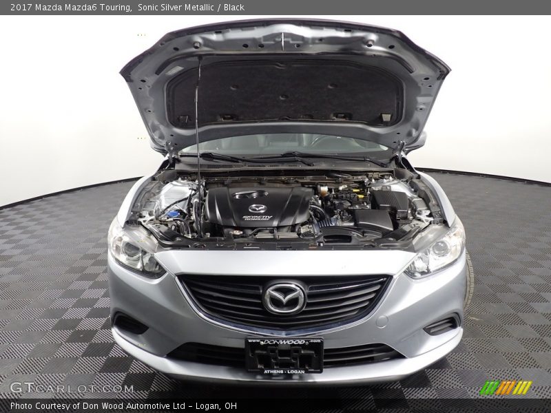 Sonic Silver Metallic / Black 2017 Mazda Mazda6 Touring