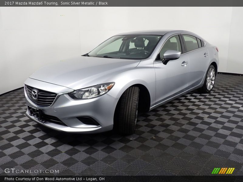 Sonic Silver Metallic / Black 2017 Mazda Mazda6 Touring