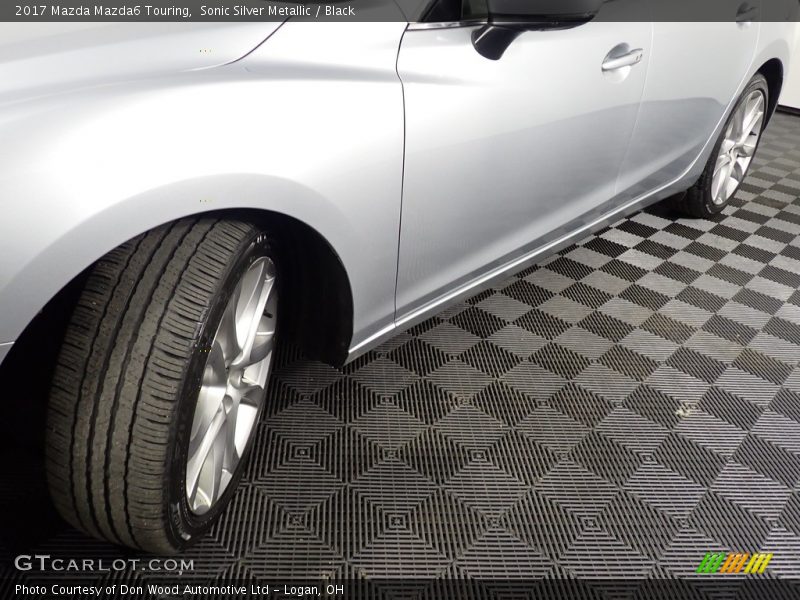 Sonic Silver Metallic / Black 2017 Mazda Mazda6 Touring