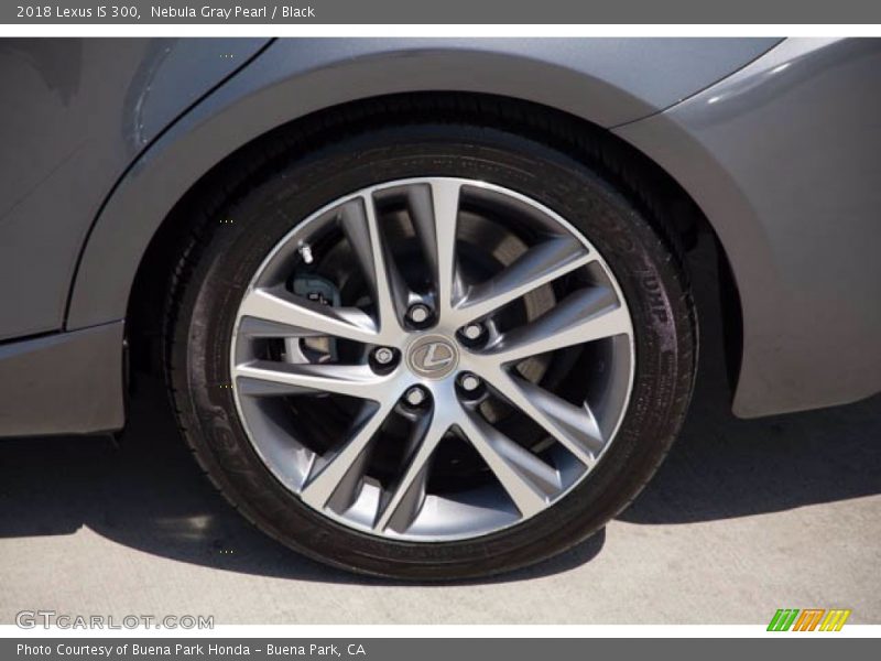 Nebula Gray Pearl / Black 2018 Lexus IS 300