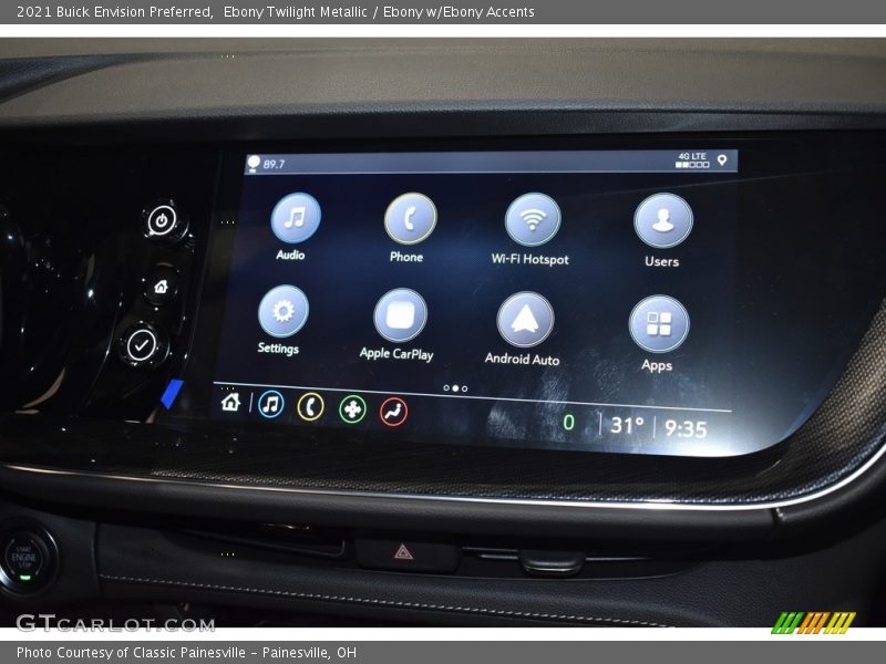 Ebony Twilight Metallic / Ebony w/Ebony Accents 2021 Buick Envision Preferred