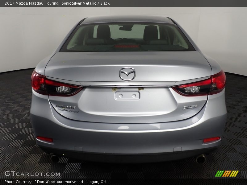 Sonic Silver Metallic / Black 2017 Mazda Mazda6 Touring