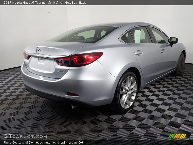 Sonic Silver Metallic / Black 2017 Mazda Mazda6 Touring
