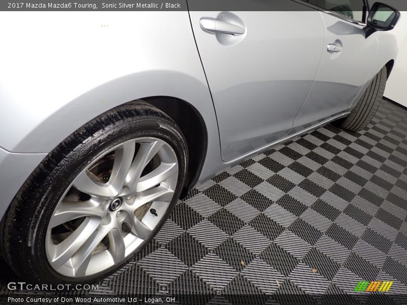 Sonic Silver Metallic / Black 2017 Mazda Mazda6 Touring