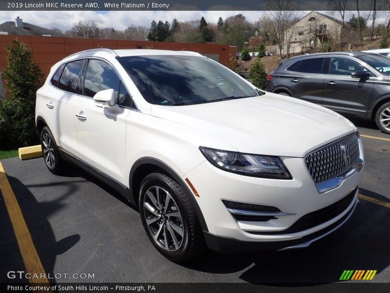 White Platinum / Ebony 2019 Lincoln MKC Reserve AWD