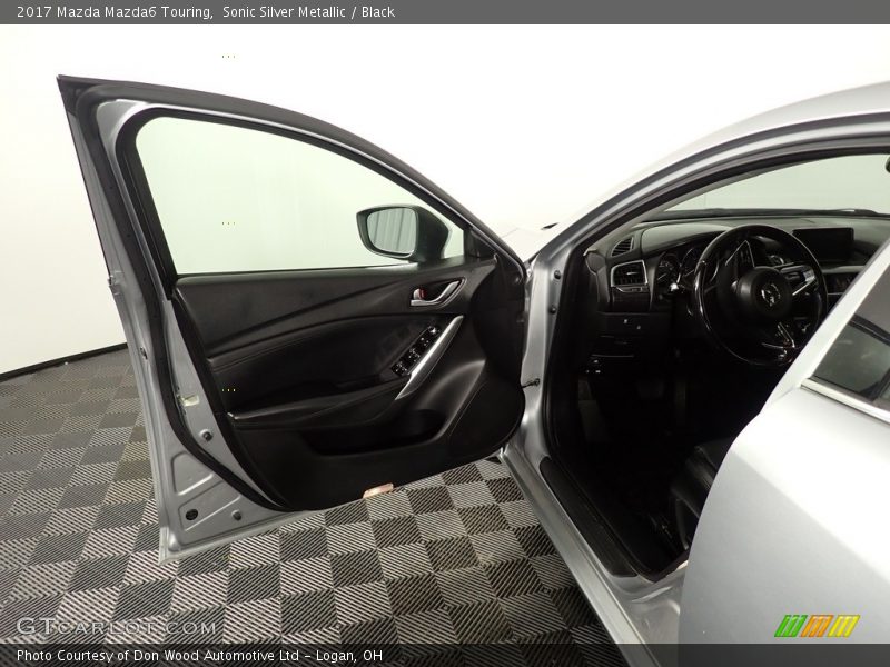 Sonic Silver Metallic / Black 2017 Mazda Mazda6 Touring