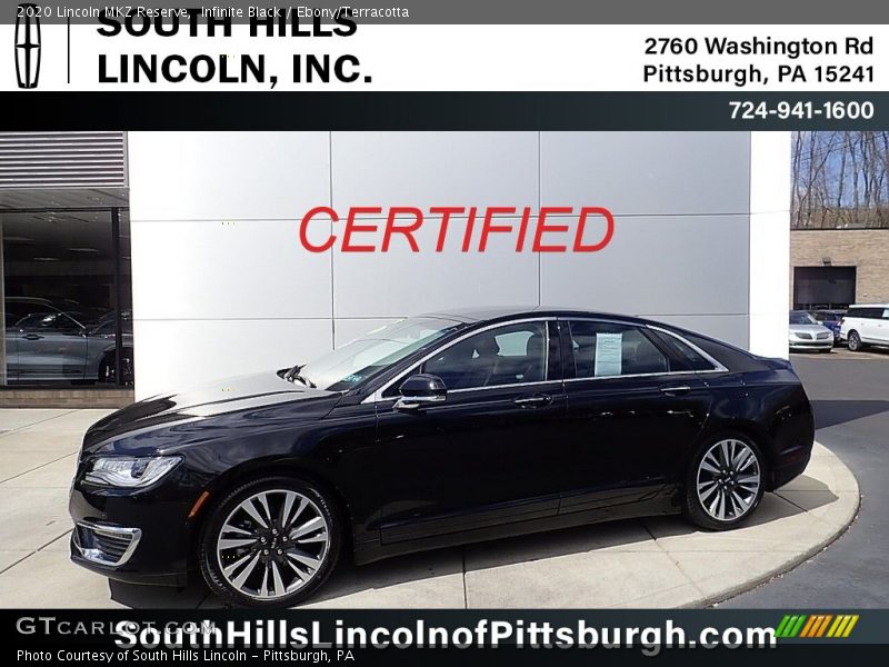 Infinite Black / Ebony/Terracotta 2020 Lincoln MKZ Reserve