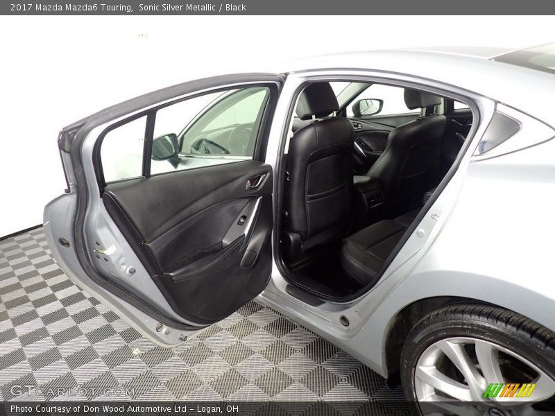 Sonic Silver Metallic / Black 2017 Mazda Mazda6 Touring