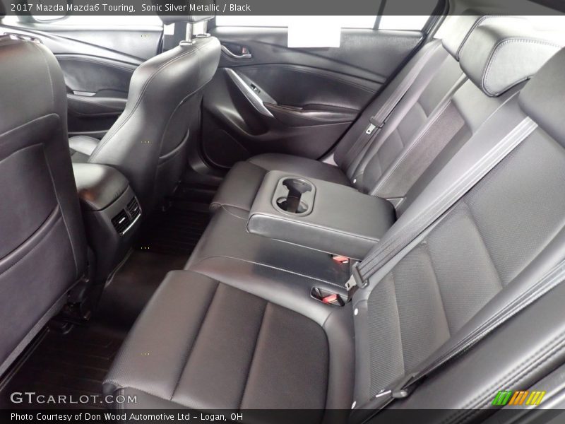 Sonic Silver Metallic / Black 2017 Mazda Mazda6 Touring