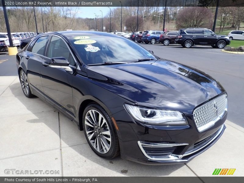 Front 3/4 View of 2020 MKZ Reserve