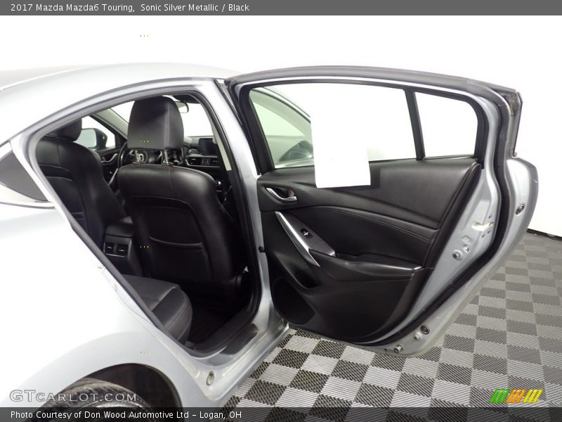 Sonic Silver Metallic / Black 2017 Mazda Mazda6 Touring