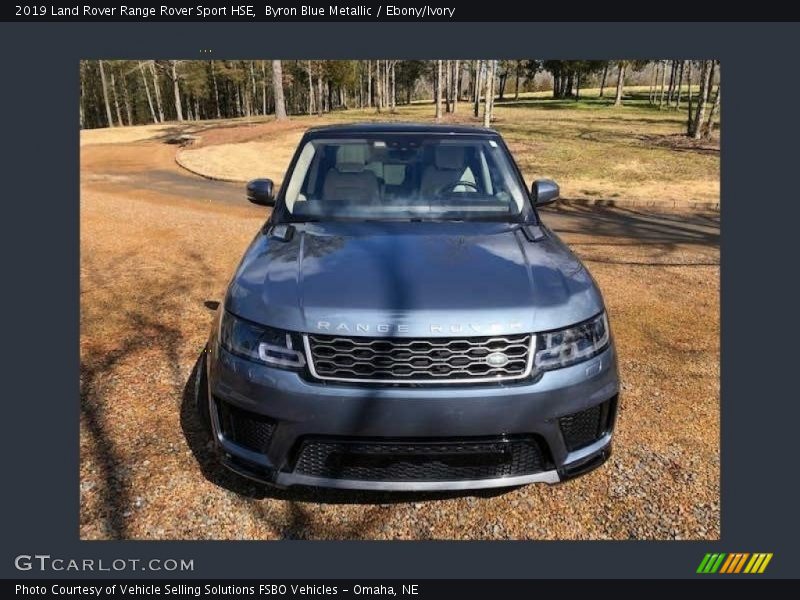Byron Blue Metallic / Ebony/Ivory 2019 Land Rover Range Rover Sport HSE