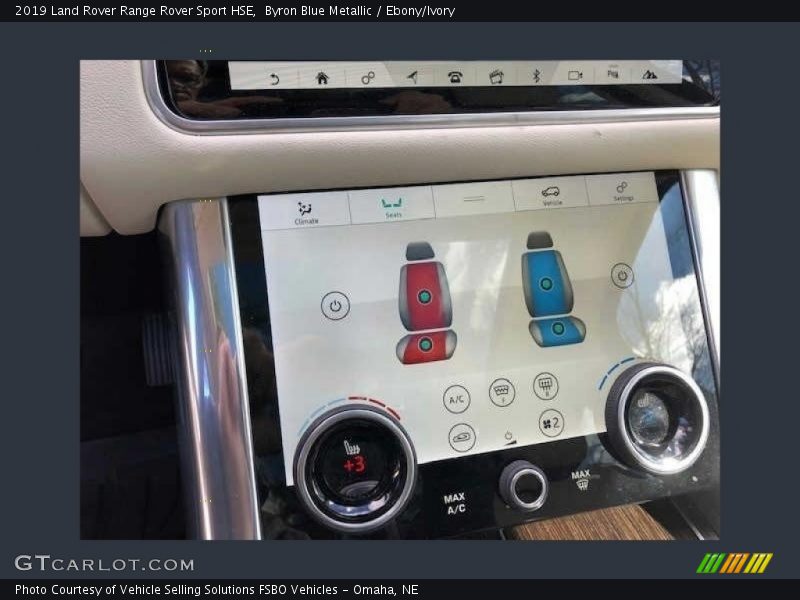 Byron Blue Metallic / Ebony/Ivory 2019 Land Rover Range Rover Sport HSE
