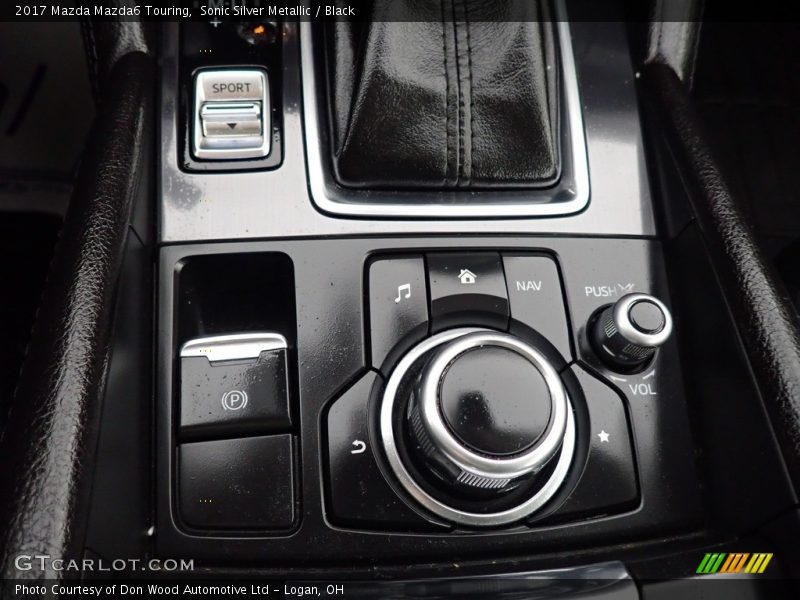 Sonic Silver Metallic / Black 2017 Mazda Mazda6 Touring