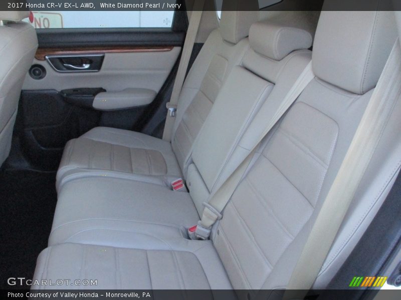 White Diamond Pearl / Ivory 2017 Honda CR-V EX-L AWD