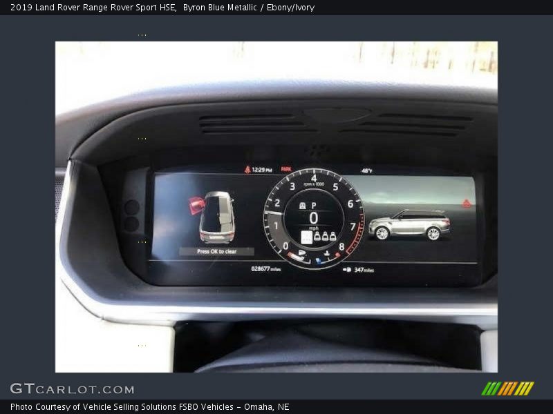 Byron Blue Metallic / Ebony/Ivory 2019 Land Rover Range Rover Sport HSE