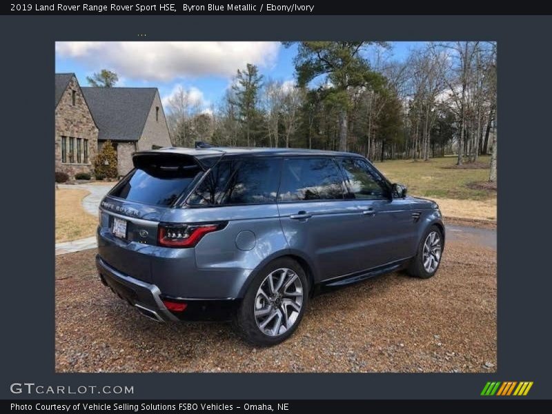 Byron Blue Metallic / Ebony/Ivory 2019 Land Rover Range Rover Sport HSE