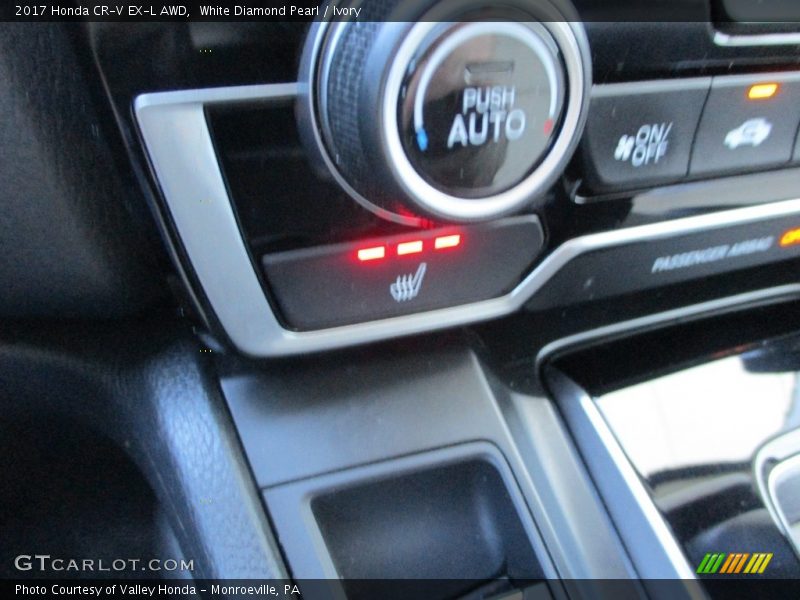 White Diamond Pearl / Ivory 2017 Honda CR-V EX-L AWD