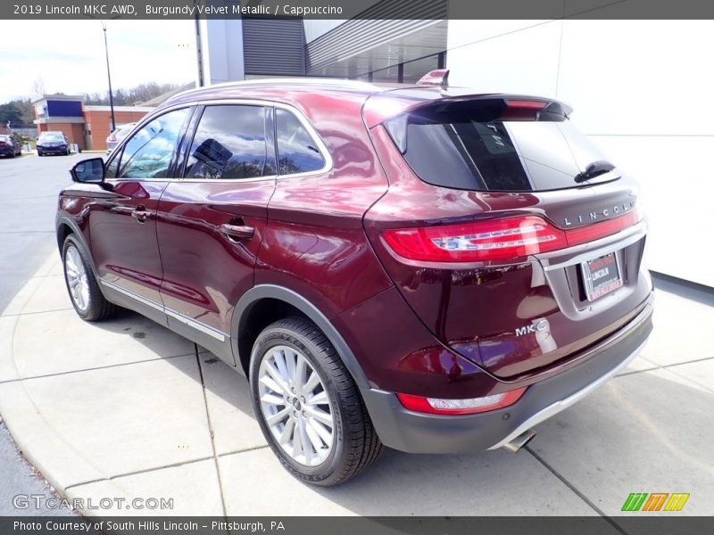 Burgundy Velvet Metallic / Cappuccino 2019 Lincoln MKC AWD
