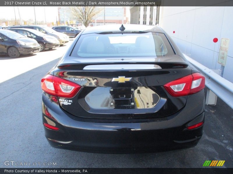 Mosaic Black Metallic / Dark Atmosphere/Medium Atmosphere 2017 Chevrolet Cruze LS