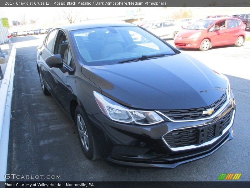 Mosaic Black Metallic / Dark Atmosphere/Medium Atmosphere 2017 Chevrolet Cruze LS