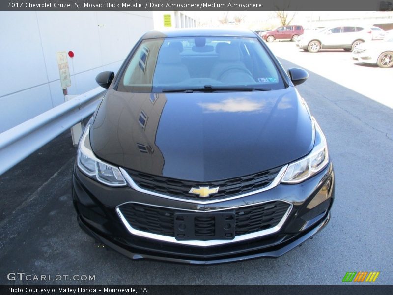 Mosaic Black Metallic / Dark Atmosphere/Medium Atmosphere 2017 Chevrolet Cruze LS