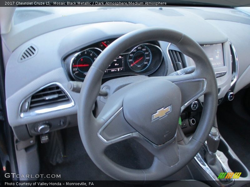 Mosaic Black Metallic / Dark Atmosphere/Medium Atmosphere 2017 Chevrolet Cruze LS