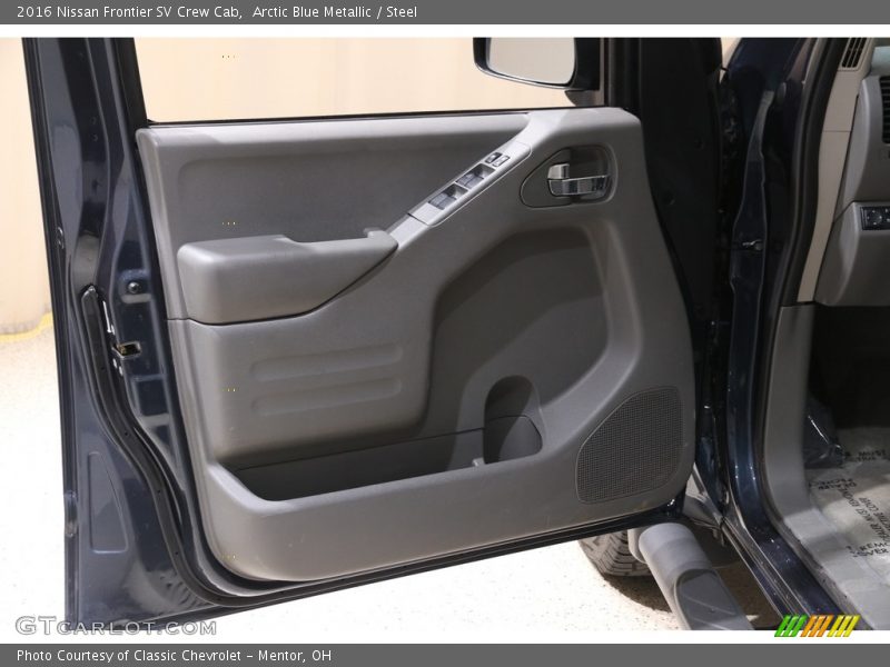 Arctic Blue Metallic / Steel 2016 Nissan Frontier SV Crew Cab