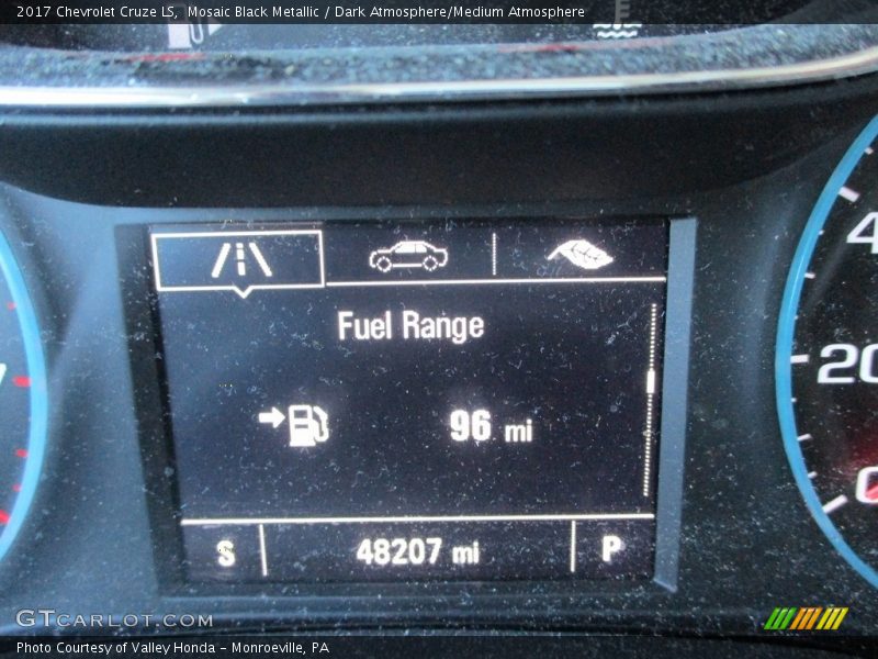 Mosaic Black Metallic / Dark Atmosphere/Medium Atmosphere 2017 Chevrolet Cruze LS