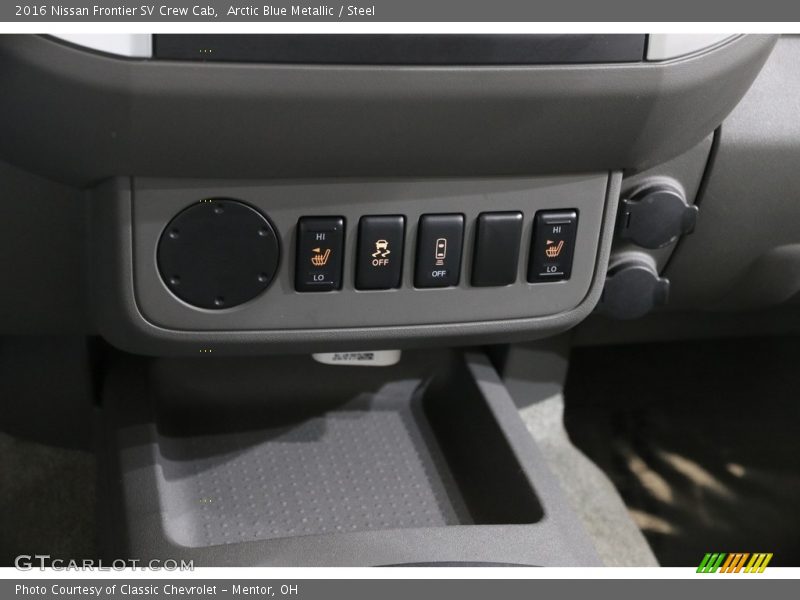 Arctic Blue Metallic / Steel 2016 Nissan Frontier SV Crew Cab
