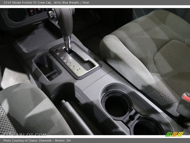 Arctic Blue Metallic / Steel 2016 Nissan Frontier SV Crew Cab
