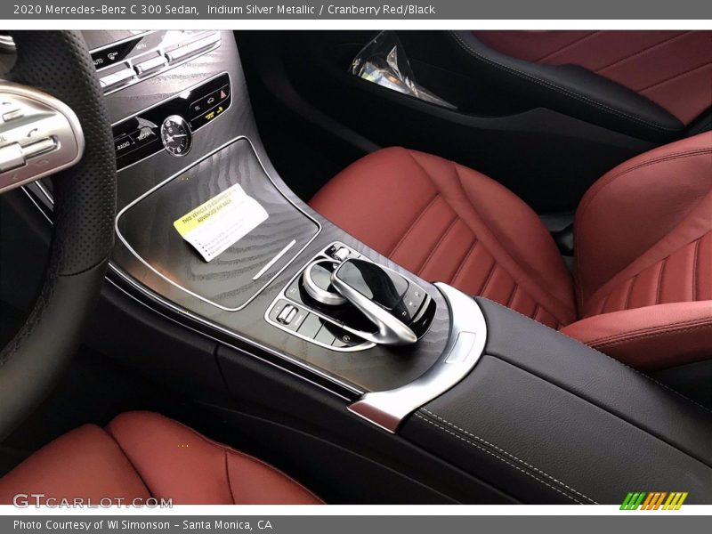 Iridium Silver Metallic / Cranberry Red/Black 2020 Mercedes-Benz C 300 Sedan