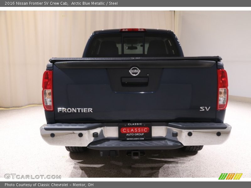 Arctic Blue Metallic / Steel 2016 Nissan Frontier SV Crew Cab